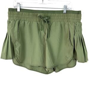 Joy Lab Green Running Shorts XL pleat liner pockets